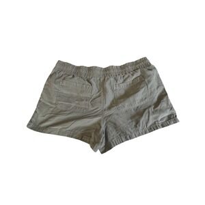 Maurices Olive Green Drawstring Elastic Waist Casual Shorts XXL Cotton Lyocell